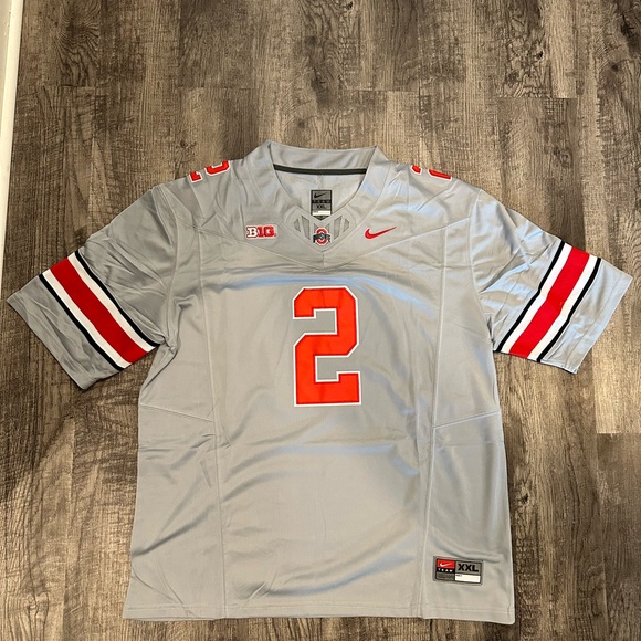 Caleb Downs Ohio State Buckeyes Gray Jersey Men’s Size XL-XXL - Picture 4 of 8